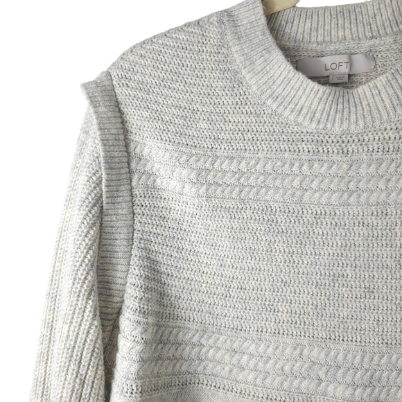 Loft Grayish with Blue hints Sweater - Picture 5 of 11
